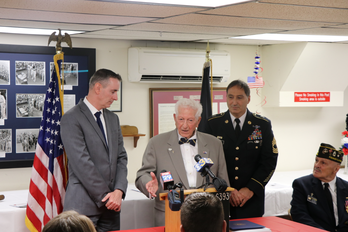 Fitzpatrick Presents Congressional Gold Medal To WWII Veteran ...